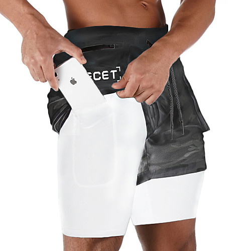 Men's Running Shorts Athleisure Bottoms 2 in 1 with Phone Pocket Towel Loop Fitness Gym Workout Performance Running Training Breathable Quick Dry Soft Normal Sport White Black Grey / Micro-elastic
Men's Running Shorts Athleisure Bottoms 2 in 1 with Phone Pocket Towel Loop Fitness Gym Workout Performance Running Training Breathable Quick Dry Soft Normal Sport White Black Grey / Micro-elastic