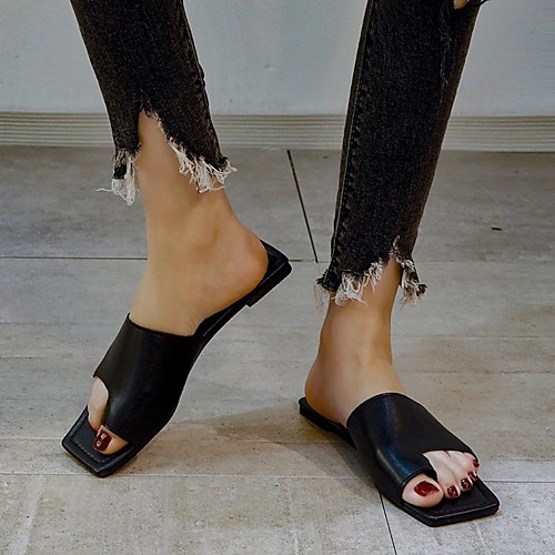 Women's Sandals Boho Bohemia Beach Flat Heel Round Toe PU Solid Colored Black Khaki Beige
Women's Sandals Boho Bohemia Beach Flat Heel Round Toe PU Solid Colored Black Khaki Beige