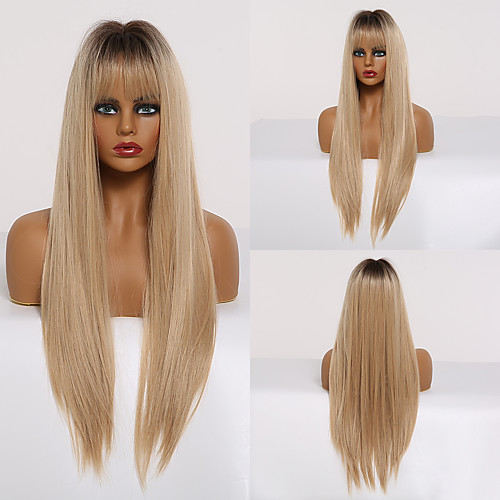 Synthetic Wig Straight Neat Bang Wig Medium Length A1 A2 A3 Synthetic Hair Women's Cosplay Party Fashion Black Brown
Synthetic Wig Straight Neat Bang Wig Medium Length A1 A2 A3 Synthetic Hair Women's Cosplay Party Fashion Black Brown