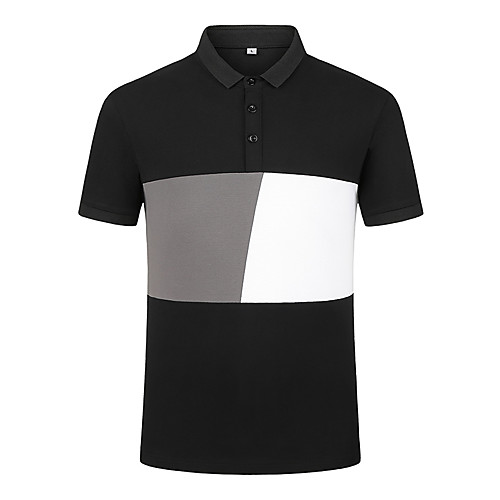 Men's Polo Other Prints Color Block Patchwork Short Sleeve Daily Tops Cotton Business Formal White Black
Men's Polo Other Prints Color Block Patchwork Short Sleeve Daily Tops Cotton Business Formal White Black
