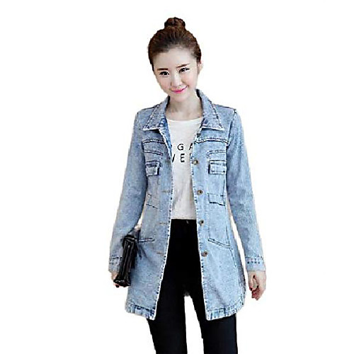 comaba womens spring/fall plus-size washed longline a-line trench denim jacket light blue 2xl
comaba womens spring/fall plus-size washed longline a-line trench denim jacket light blue 2xl