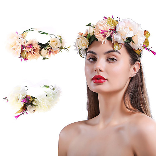 Bride Wedding Photography Headdress Simulation Flower Wreath Christmas Day Adult Hair Accessories Accessories
Bride Wedding Photography Headdress Simulation Flower Wreath Christmas Day Adult Hair Accessories Accessories