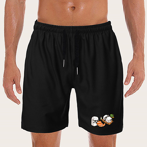 Men's Sporty Casual / Sporty Daily Holiday Shorts Pants Graphic Short Drawstring Pocket Print Black
Men's Sporty Casual / Sporty Daily Holiday Shorts Pants Graphic Short Drawstring Pocket Print Black