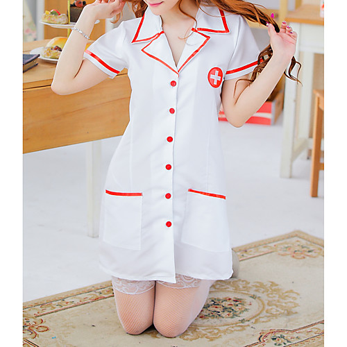 Women's Backless Layered Cut Out Robes Uniforms & Cheongsams Nightwear Jacquard Solid Colored White One-Size / Mesh
Women's Backless Layered Cut Out Robes Uniforms & Cheongsams Nightwear Jacquard Solid Colored White One-Size / Mesh