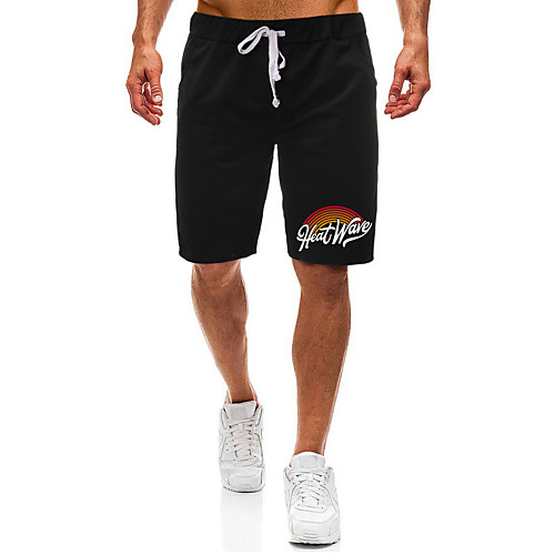 Men's Casual / Sporty Athleisure Daily Gym Shorts Pants Graphic Letter Short Pocket Elastic Drawstring Design Print Black Light Grey
Men's Casual / Sporty Athleisure Daily Gym Shorts Pants Graphic Letter Short Pocket Elastic Drawstring Design Print Black Light Grey