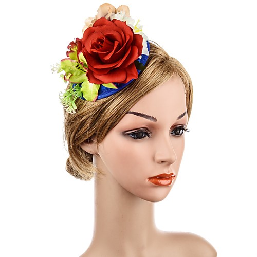 Flowers Sweet Fabric Headpiece with Floral / Color Block 1 Piece Special Occasion / Party / Evening Headpiece
Flowers Sweet Fabric Headpiece with Floral / Color Block 1 Piece Special Occasion / Party / Evening Headpiece