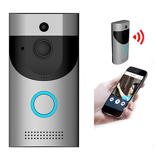 

Wireless Doorbell WiFi Video Smart Talk Door Ring Security HD Camera Bell-Water Free IP65