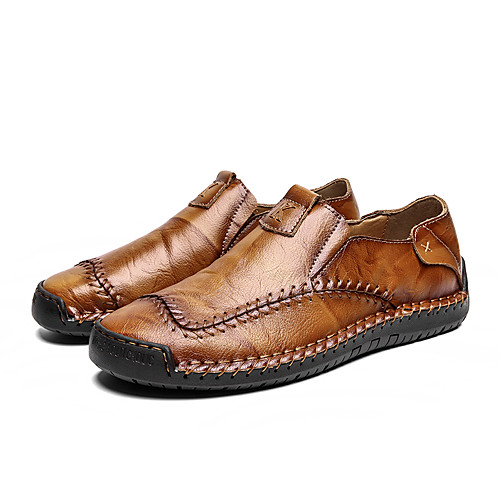 Men's Sandals Casual Roman Shoes Athletic Outdoor Running Shoes Walking Shoes Cowhide Handmade Non-slipping Shock Absorbing Booties / Ankle Boots Light Brown Dark Brown Black Spring Summer
Men's Sandals Casual Roman Shoes Athletic Outdoor Running Shoes Walking Shoes Cowhide Handmade Non-slipping Shock Absorbing Booties / Ankle Boots Light Brown Dark Brown Black Spring Summer