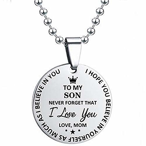 jstud to my son necklace inspirational birthday gifts jewelry i love you round pendant necklace from mom
jstud to my son necklace inspirational birthday gifts jewelry i love you round pendant necklace from mom