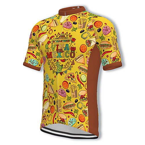 21Grams Men's Short Sleeve Cycling Jersey Spandex Yellow Bike Top Mountain Bike MTB Road Bike Cycling Breathable Quick Dry Sports Clothing Apparel / Athleisure
21Grams Men's Short Sleeve Cycling Jersey Spandex Yellow Bike Top Mountain Bike MTB Road Bike Cycling Breathable Quick Dry Sports Clothing Apparel / Athleisure