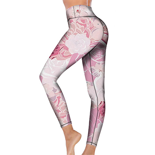 21Grams Women's High Waist Yoga Pants Cropped Leggings Tummy Control Butt Lift Breathable Pink Fitness Gym Workout Running Winter Sports Activewear High Elasticity
21Grams Women's High Waist Yoga Pants Cropped Leggings Tummy Control Butt Lift Breathable Pink Fitness Gym Workout Running Winter Sports Activewear High Elasticity