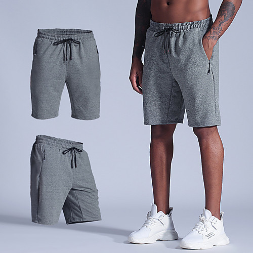 Men's Running Shorts Athletic Shorts Bottoms Drawstring Zipper Pocket Fitness Gym Workout Running Jogging Training Breathable Quick Dry Moisture Wicking Sport Solid Colored Gray / Micro-elastic
Men's Running Shorts Athletic Shorts Bottoms Drawstring Zipper Pocket Fitness Gym Workout Running Jogging Training Breathable Quick Dry Moisture Wicking Sport Solid Colored Gray / Micro-elastic