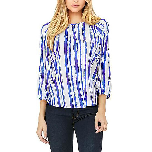 Women's Blouse Shirt Floral Striped Leopard Long Sleeve Print Shirt Collar Tops Basic Basic Top White Black Blue
Women's Blouse Shirt Floral Striped Leopard Long Sleeve Print Shirt Collar Tops Basic Basic Top White Black Blue