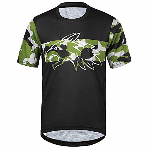 men's short-sleeved t-shirt lightweight breathable comfortable running cycling jerseys xxl, black-camo / 2
men's short-sleeved t-shirt lightweight breathable comfortable running cycling jerseys xxl, black-camo / 2