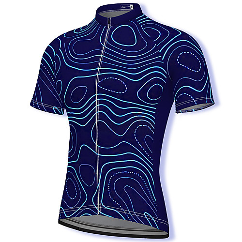 21Grams Men's Short Sleeve Cycling Jersey Spandex Dark Navy Bike Top Mountain Bike MTB Road Bike Cycling Breathable Quick Dry Sports Clothing Apparel / Athleisure
21Grams Men's Short Sleeve Cycling Jersey Spandex Dark Navy Bike Top Mountain Bike MTB Road Bike Cycling Breathable Quick Dry Sports Clothing Apparel / Athleisure