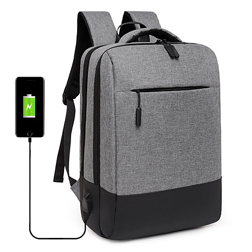 Men's Oxford Cloth Rucksack Functional Backpack Large Capacity Zipper Color Block Daily Backpack Black Blue Gray
Men's Oxford Cloth Rucksack Functional Backpack Large Capacity Zipper Color Block Daily Backpack Black Blue Gray