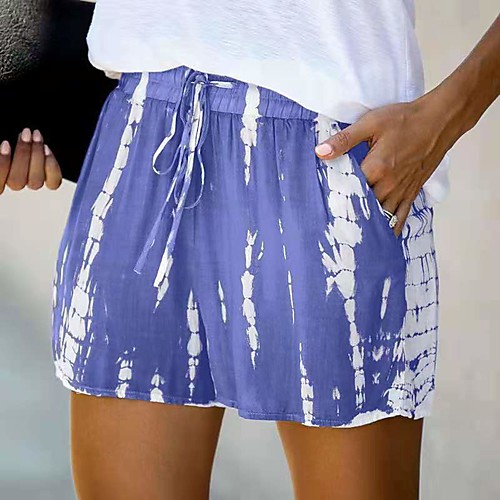 Women's Stylish Hip-Hop Comfort Going out Beach Shorts Pants Stripe Tie Dye Short Drawstring Elastic Waist ArmyGreen Blue Blushing Pink Wine
Women's Stylish Hip-Hop Comfort Going out Beach Shorts Pants Stripe Tie Dye Short Drawstring Elastic Waist ArmyGreen Blue Blushing Pink Wine