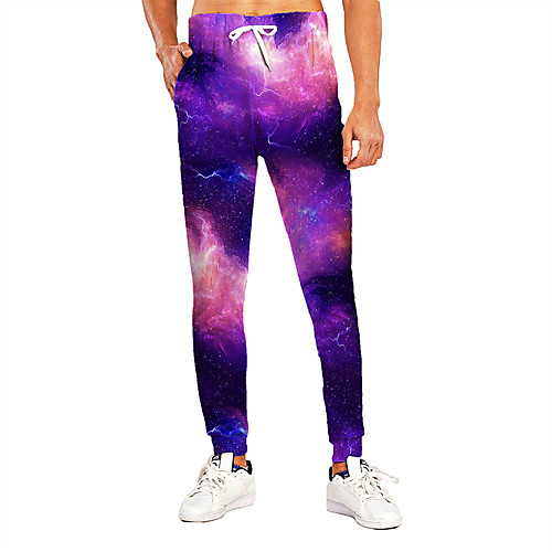 Men's Novelty Casual / Sporty Breathable Quick Dry Sports Casual Holiday Pants Sweatpants Pants Graphic 3D Full Length Print Gradient purple
Men's Novelty Casual / Sporty Breathable Quick Dry Sports Casual Holiday Pants Sweatpants Pants Graphic 3D Full Length Print Gradient purple
