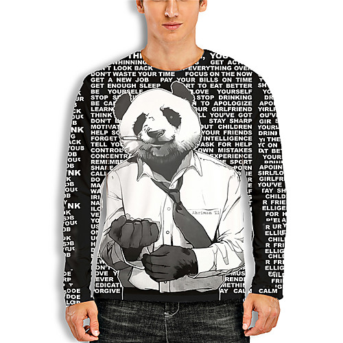 Men's Tunic 3D Print Graphic Panda Animal Print Long Sleeve Daily Tops Basic Casual Black
Men's Tunic 3D Print Graphic Panda Animal Print Long Sleeve Daily Tops Basic Casual Black