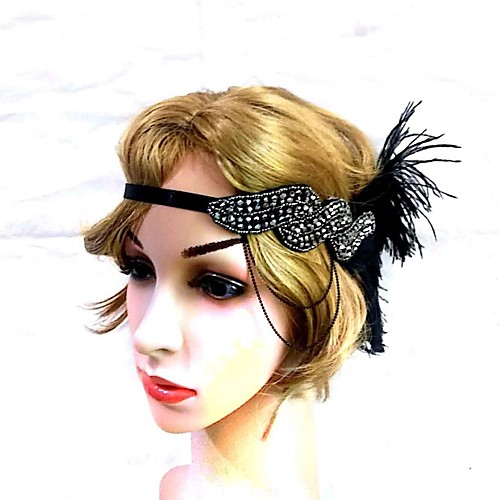 Sparkle & Shine Vintage Inspired Feathers Fascinators with Feather / Acrylic Diamond 1 Piece Special Occasion / Party / Evening Headpiece
Sparkle & Shine Vintage Inspired Feathers Fascinators with Feather / Acrylic Diamond 1 Piece Special Occasion / Party / Evening Headpiece