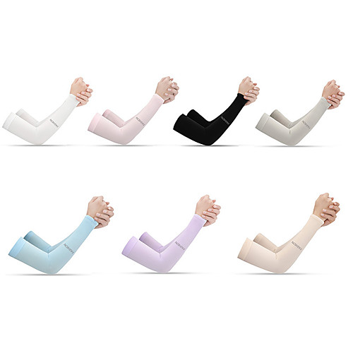 Women's Men's UV Sun Protection Cooling Arm Sleeves 1 set Outdoor Sunscreen Breathable Quick Dry High Elasticity Solid Color Polyester White Black Purple for Fishing Climbing Beach
Women's Men's UV Sun Protection Cooling Arm Sleeves 1 set Outdoor Sunscreen Breathable Quick Dry High Elasticity Solid Color Polyester White Black Purple for Fishing Climbing Beach