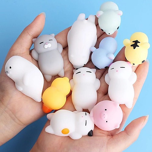 11Pcs All Different Cute Mochi Squishy Cat Slow Rising Squeeze Healing Fun Kids Kawaii Kids Adult Toy Stress Reliever Decor
11Pcs All Different Cute Mochi Squishy Cat Slow Rising Squeeze Healing Fun Kids Kawaii Kids Adult Toy Stress Reliever Decor