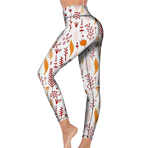 21Grams Women's High Waist Yoga Pants Cropped Leggings Tummy Control Butt Lift Breathable White Fitness Gym Workout Running Sports Activewear High Elasticity
21Grams Women's High Waist Yoga Pants Cropped Leggings Tummy Control Butt Lift Breathable White Fitness Gym Workout Running Sports Activewear High Elasticity