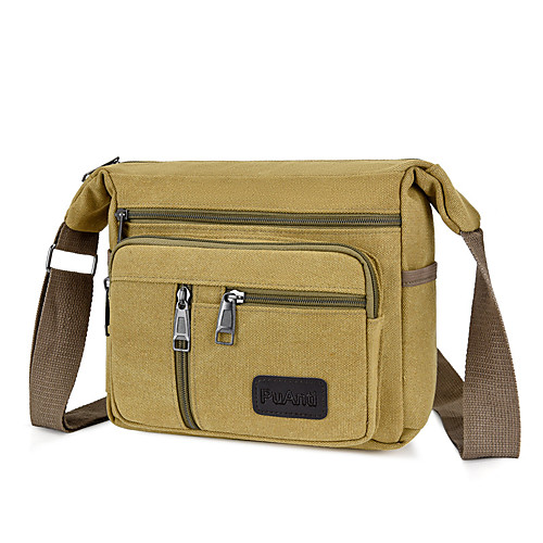 Unisex Bags Canvas Crossbody Bag Zipper Plain Logo Daily 2021 Canvas Bag MessengerBag Blue khaki Green Brown
Unisex Bags Canvas Crossbody Bag Zipper Plain Logo Daily 2021 Canvas Bag MessengerBag Blue khaki Green Brown