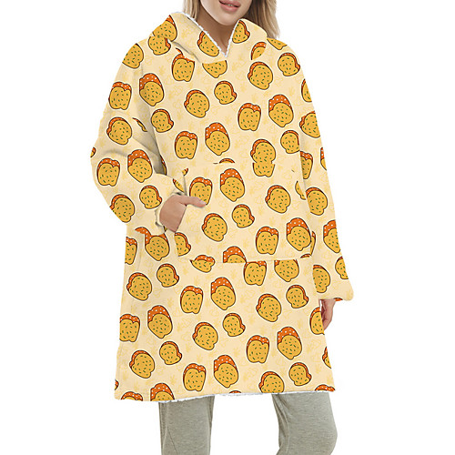 Women's Home Polyester Hooded Loungewear Long Sleeve Pocket Winter Tie Dye One-Size White
Women's Home Polyester Hooded Loungewear Long Sleeve Pocket Winter Tie Dye One-Size White