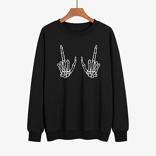 Women's Pullover Sweatshirt Graphic Print Daily Casual Hoodies Sweatshirts White Black Red
Women's Pullover Sweatshirt Graphic Print Daily Casual Hoodies Sweatshirts White Black Red
