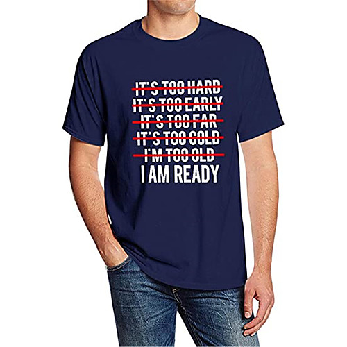 Men's Unisex T shirt Hot Stamping Graphic Prints Letter Plus Size Print Short Sleeve Casual Tops 100% Cotton Basic Casual Fashion Blue Gray
Men's Unisex T shirt Hot Stamping Graphic Prints Letter Plus Size Print Short Sleeve Casual Tops 100% Cotton Basic Casual Fashion Blue Gray