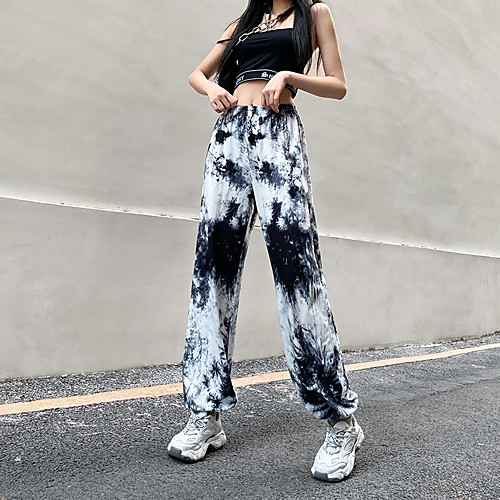 Women's Streetwear Athleisure Comfort Casual Daily Jogger Pants Tie Dye Full Length Black
Women's Streetwear Athleisure Comfort Casual Daily Jogger Pants Tie Dye Full Length Black