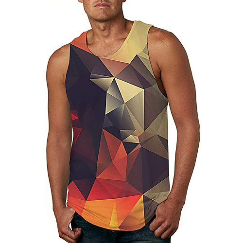 Men's Tank Top Vest Undershirt 3D Print 3D 3D Print Sleeveless Daily Tops Casual Beach Brown
Men's Tank Top Vest Undershirt 3D Print 3D 3D Print Sleeveless Daily Tops Casual Beach Brown