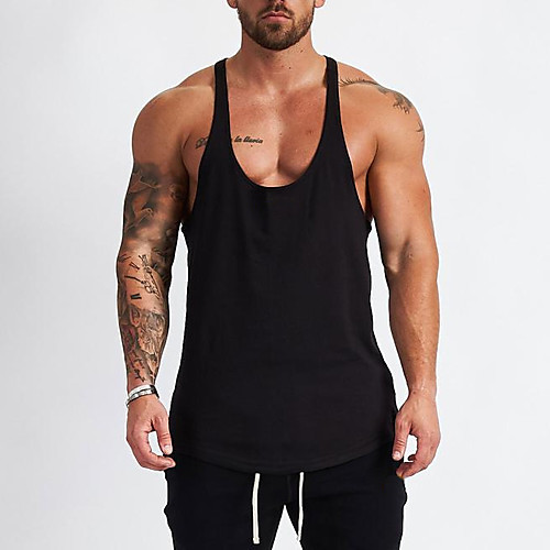 Men's Sleeveless Workout Tank Top Running Tank Top Running Singlet Vest / Gilet Athleisure Summer Cotton Moisture Wicking Quick Dry Breathable Fitness Gym Workout Running Jogging Exercise Sportswear
Men's Sleeveless Workout Tank Top Running Tank Top Running Singlet Vest / Gilet Athleisure Summer Cotton Moisture Wicking Quick Dry Breathable Fitness Gym Workout Running Jogging Exercise Sportswear