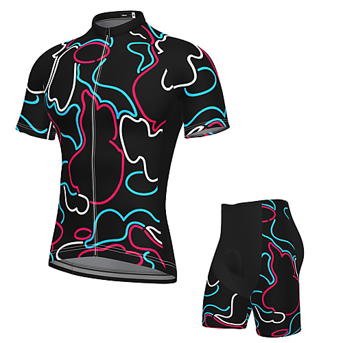 Men's Short Sleeve Cycling Jersey with Shorts Spandex Black Bike Breathable Quick Dry Sports Graphic Mountain Bike MTB Road Bike Cycling Clothing Apparel / Stretchy / Athletic / Athleisure
Men's Short Sleeve Cycling Jersey with Shorts Spandex Black Bike Breathable Quick Dry Sports Graphic Mountain Bike MTB Road Bike Cycling Clothing Apparel / Stretchy / Athletic / Athleisure