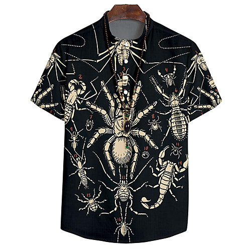 Men's Shirt 3D Print Animal Button-Down 3D Print Short Sleeve Daily Tops Casual Fashion Hawaiian Black
Men's Shirt 3D Print Animal Button-Down 3D Print Short Sleeve Daily Tops Casual Fashion Hawaiian Black