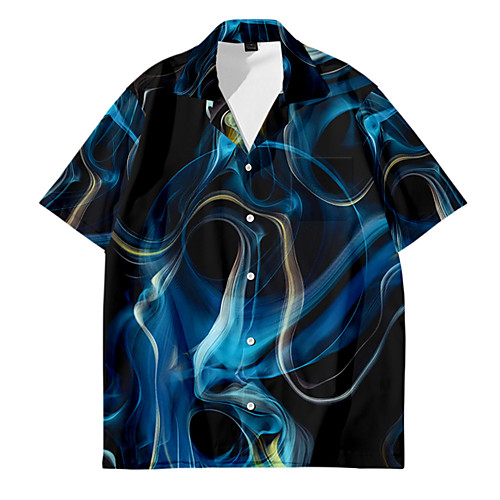 Men's Shirt 3D Print Lightning Button-Down 3D Print Short Sleeve Casual Tops Casual Fashion Breathable Comfortable Black
Men's Shirt 3D Print Lightning Button-Down 3D Print Short Sleeve Casual Tops Casual Fashion Breathable Comfortable Black