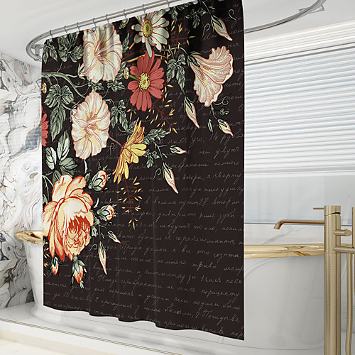 Shower Curtains with Hooks Rustic Flowers Retro Polyester Novelty Fabric Waterproof Shower Curtain for Bathroom
Shower Curtains with Hooks Rustic Flowers Retro Polyester Novelty Fabric Waterproof Shower Curtain for Bathroom
