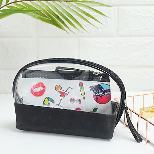 Unisex Bags PVC Cosmetic Bag Zipper Holiday 2021 Handbags Black Red Blushing Pink
Unisex Bags PVC Cosmetic Bag Zipper Holiday 2021 Handbags Black Red Blushing Pink