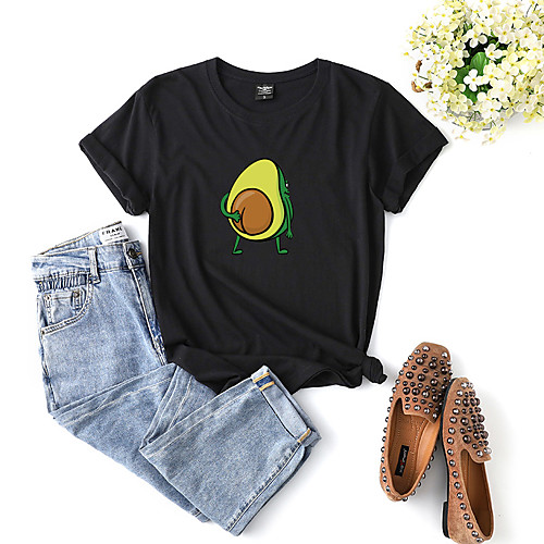 Women's T shirt Letter Print Round Neck Tops Cotton Basic Basic Top White Black Purple
Women's T shirt Letter Print Round Neck Tops Cotton Basic Basic Top White Black Purple