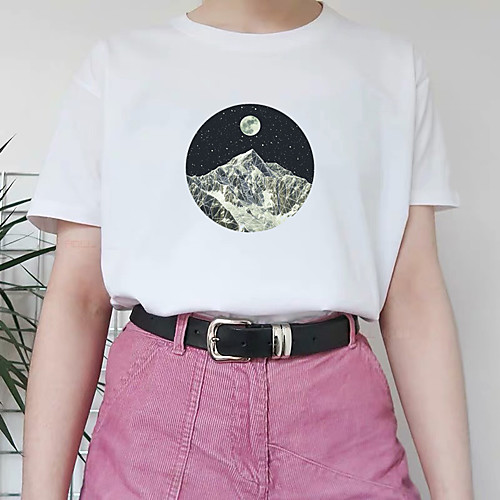 Women's T shirt Letter Print Round Neck Tops Cotton Basic Basic Top White Black Purple
Women's T shirt Letter Print Round Neck Tops Cotton Basic Basic Top White Black Purple