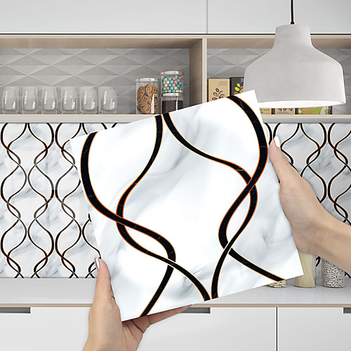 Imitation Epoxy Tile Sticker White Marble Water Corrugated Wall Sticker House Renovation Diy Self-adhesive Pvc Wallpaper Painting Kitchen Waterproof And Oilproof Wall Sticker
Imitation Epoxy Tile Sticker White Marble Water Corrugated Wall Sticker House Renovation Diy Self-adhesive Pvc Wallpaper Painting Kitchen Waterproof And Oilproof Wall Sticker