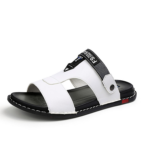 Men's Sandals Casual Daily Outdoor Walking Shoes Leather Breathable Non-slipping White Black Blue Summer
Men's Sandals Casual Daily Outdoor Walking Shoes Leather Breathable Non-slipping White Black Blue Summer