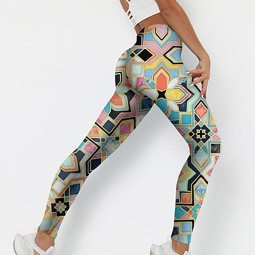 Women's Stylish Novelty Comfort Leisure Sports Weekend Leggings Pants Color Block Geometry Ankle-Length Sporty Elastic Waist Print Blue
Women's Stylish Novelty Comfort Leisure Sports Weekend Leggings Pants Color Block Geometry Ankle-Length Sporty Elastic Waist Print Blue