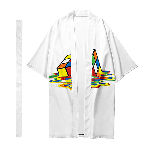 Men's Shirt 3D Print Rubik's Cube 3D Print Long Sleeve Casual Tops Casual Fashion Breathable Comfortable White
Men's Shirt 3D Print Rubik's Cube 3D Print Long Sleeve Casual Tops Casual Fashion Breathable Comfortable White