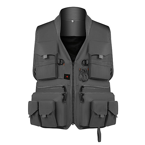 Men's Hiking Vest / Gilet Fishing Vest Military Tactical Vest Sleeveless V Neck Vest / Gilet Jacket Top Outdoor Lightweight Breathable Quick Dry Sweat wicking Autumn / Fall Spring Polyester Solid
Men's Hiking Vest / Gilet Fishing Vest Military Tactical Vest Sleeveless V Neck Vest / Gilet Jacket Top Outdoor Lightweight Breathable Quick Dry Sweat wicking Autumn / Fall Spring Polyester Solid