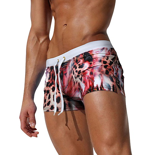 Men's Swim Shorts Swim Trunks Elastane Board Shorts Breathable Quick Dry Drawstring - Swimming Surfing Water Sports Leopard Summer
Men's Swim Shorts Swim Trunks Elastane Board Shorts Breathable Quick Dry Drawstring - Swimming Surfing Water Sports Leopard Summer