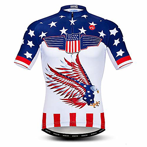 men's cycling jersey shorts sleeve bicycle clothing biking top bike shirt usa flying size xxxl
men's cycling jersey shorts sleeve bicycle clothing biking top bike shirt usa flying size xxxl