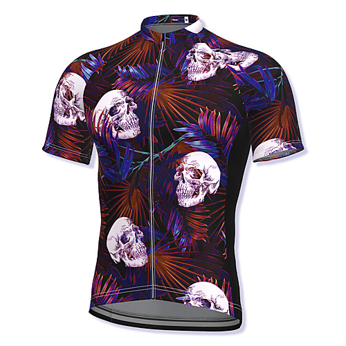 21Grams Men's Short Sleeve Cycling Jersey Spandex Red Skull Bike Top Mountain Bike MTB Road Bike Cycling Breathable Quick Dry Sports Clothing Apparel / Athleisure
21Grams Men's Short Sleeve Cycling Jersey Spandex Red Skull Bike Top Mountain Bike MTB Road Bike Cycling Breathable Quick Dry Sports Clothing Apparel / Athleisure