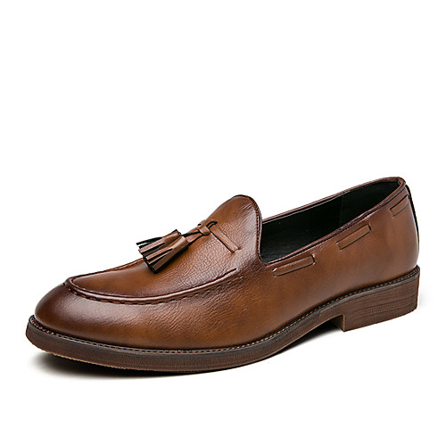 Men's Loafers & Slip-Ons Daily Party & Evening Cowhide Height-increasing Wear Proof Booties / Ankle Boots Black Brown Spring Summer
Men's Loafers & Slip-Ons Daily Party & Evening Cowhide Height-increasing Wear Proof Booties / Ankle Boots Black Brown Spring Summer
